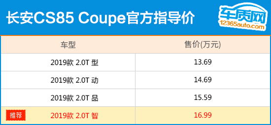 �Ƽ�2.0T�ǰ� ����CS85 Coupe����ָ��