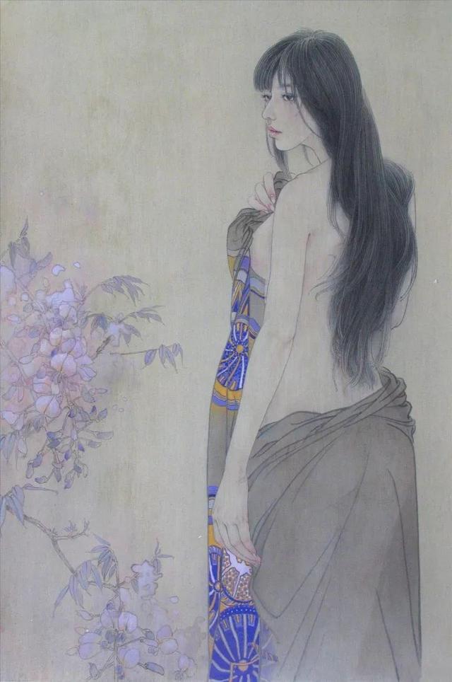 何家英的美女高徒任乘鋈,不仅画美,她的人更美!