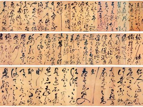祝允明《岳阳楼记》草书手卷,墨气淋漓,一气呵成