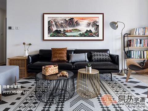 客厅宜挂的风水画,这样装饰让家庭万事顺遂!|聚宝盆|风水画|客厅_新浪新闻