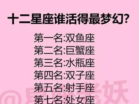 十二星座男生讨厌女生的类型?十二星座谁活得最梦幻?天蝎座男聊两天消失了图片