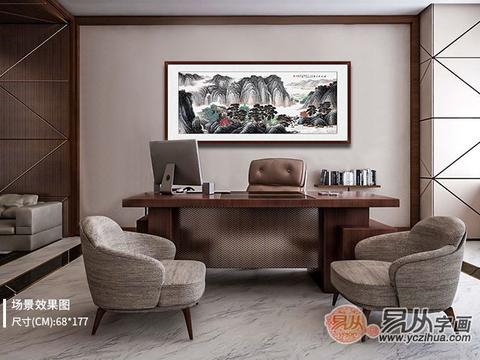 适合办公室挂的画，今年流行这五款|聚宝盆|山水画|办公室_新浪新闻