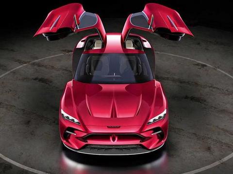 鸥翼门设计，ItaldesignDaVinci概念轿跑车，建议书福哥关注一下