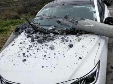 长安汽车这下火了！拦腰截断电线杆，网友：这波广告打得好！