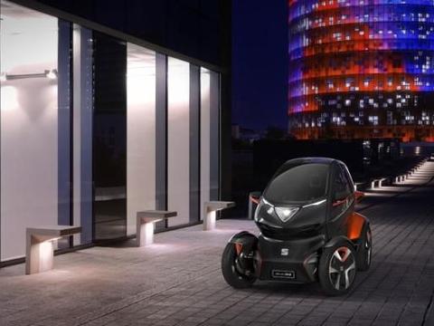 西雅特Minimó Concept城市代步概念车在2019年MWC大会现身
