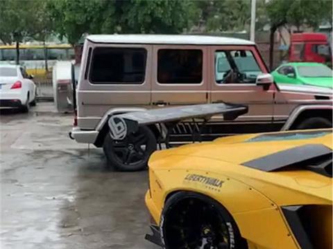 630万兰博基尼爆改“宽体”，车身近乎贴地，过减速带很麻烦！