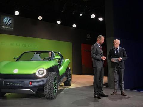 可以跑沙滩的电动车 大众ID.BUGGY日内瓦首秀