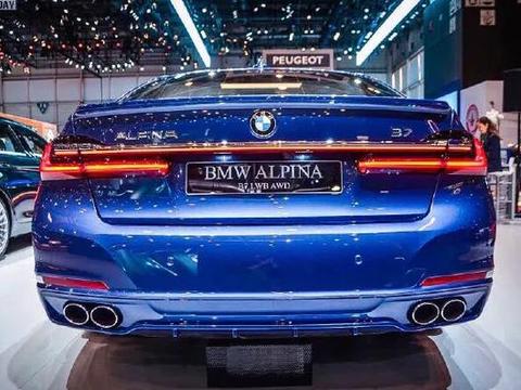 日内瓦车展实拍，超级豪华房车阿尔宾娜B7，600马力V8