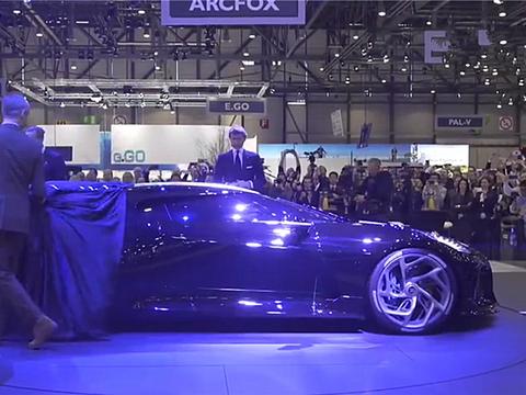 最“贵”布加迪现车展，配6出排气和“曲线式”尾灯，价值一亿！