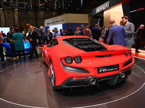 法拉利F8 Tributo实车