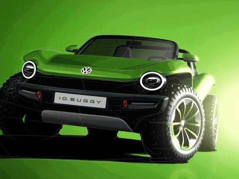 大众ID - Buggy概念车亮相日内瓦车展，输出达201马力的纯电动车