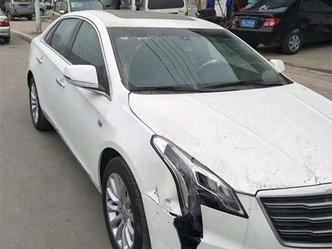 裸车18万喜提凯迪拉克XTS，车主:运气好，买到一辆运损车