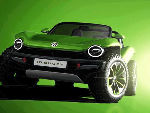 大众ID - Buggy概念车亮相日内瓦车展，输出达201马力的纯电动车