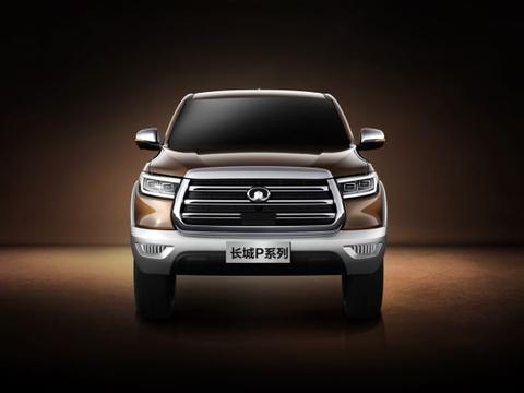 商用皮卡、乘用皮卡外观首次曝光长城全新大皮卡上海车展三剑齐发