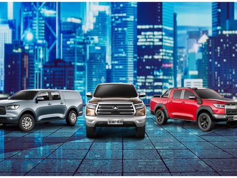 外观首次曝光 长城全新大皮卡上海车展齐发