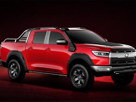 野性十足的长城大皮卡，标配三把锁上海车展首发