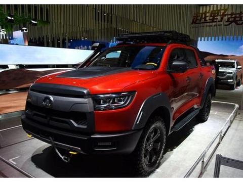 2019上海车展：三种外观类型 长城全新皮卡P系列上海车展首发