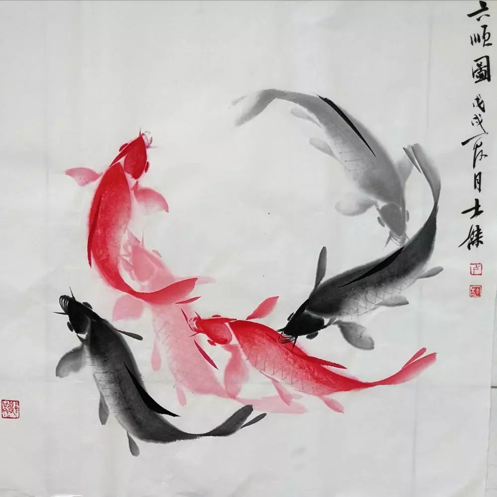 画家卢士杰:掌握八字要领,您画的鱼也会活灵活现