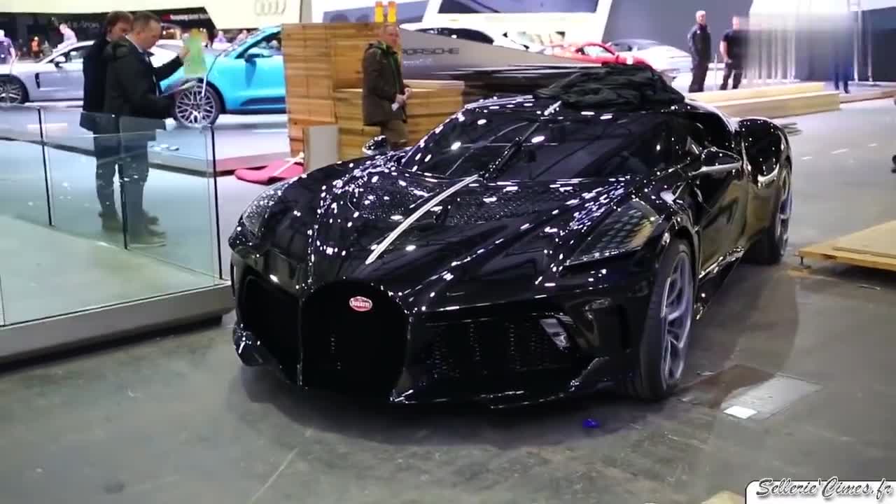 日内瓦车展实拍1670万欧元的定制布加迪La Voiture Noire