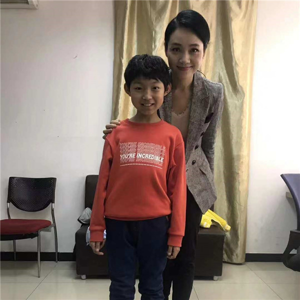 公益小记者孙鑫参加中国教育电视台小小演说家节目录制