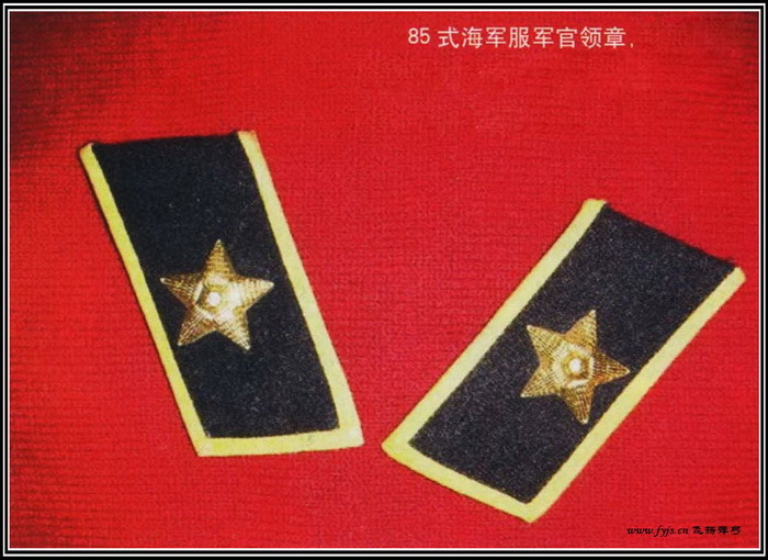 中国海军百年军服--人民海军85式军服