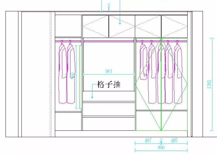 能把衣帽间也布置得如此精致,相信老婆也不会挑剔了