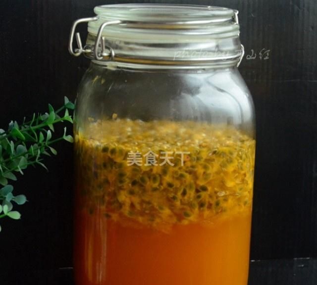 教你如何自制百香果蜜,只要有百香果和蜂蜜就能做