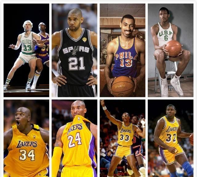NBA历史100大巨星排名更新,科比排前10,第1名
