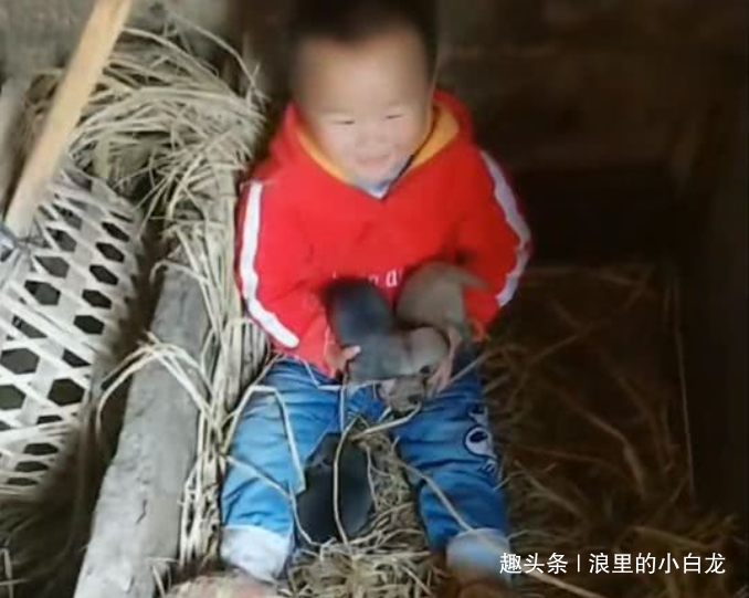 奶奶为了打麻将，让3岁孩子独自玩耍，看到孙子的玩具后，她笑喷