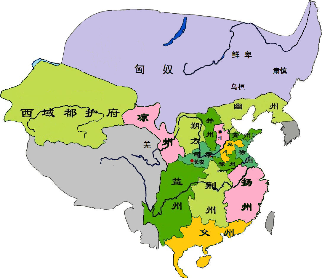 地理答啦:汉朝行政区划特点,从郡国并行到州郡县三级