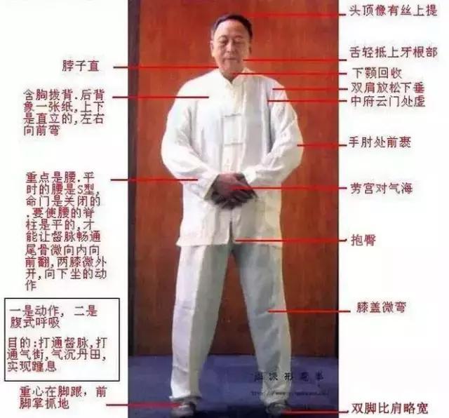 此外,站桩姿势对了,马上就会口中生津,这对道家来讲可是极为珍贵的