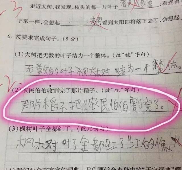 一小学生考试得0分,老师批卷吐血三碗