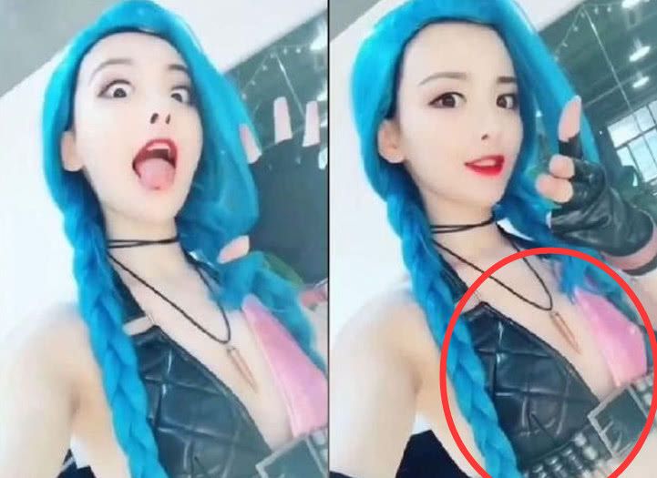 杨超越cos金克斯,还原度100%,网友:对A要不起!