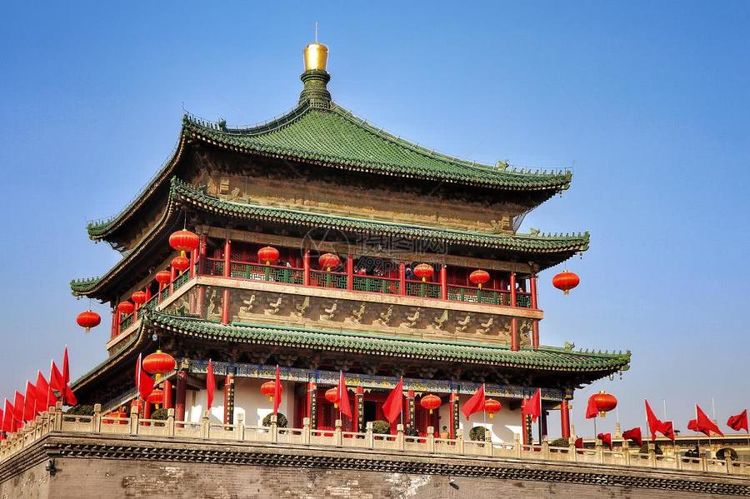 陕西最具代表性的古建筑,是我国现存钟楼中最大、保存最完好的