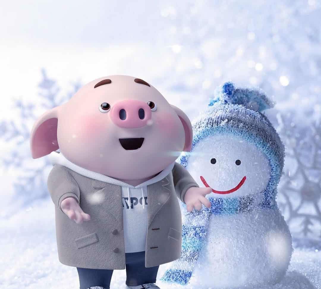 19猪年爆火3D“猪小屁”头像，沙雕又时髦，校园你最潮大佬!