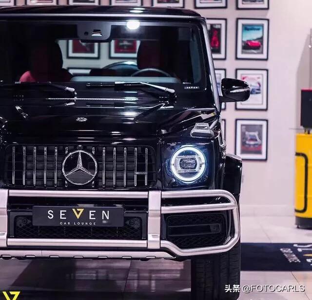 实拍 | 奔驰-AMG G63,外黑内红堪称完美,教你如何做真男人