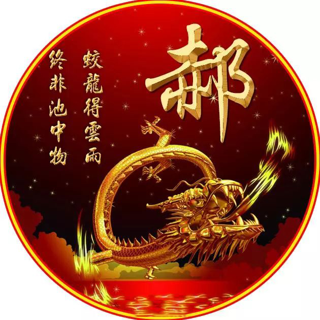 超霸气的黄金龙姓氏头像,属龙的赶紧领走你的姓氏