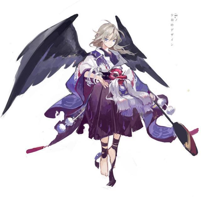 阴阳师少羽大天狗原画师公开原稿设定图 六只超萌小天狗我全都要