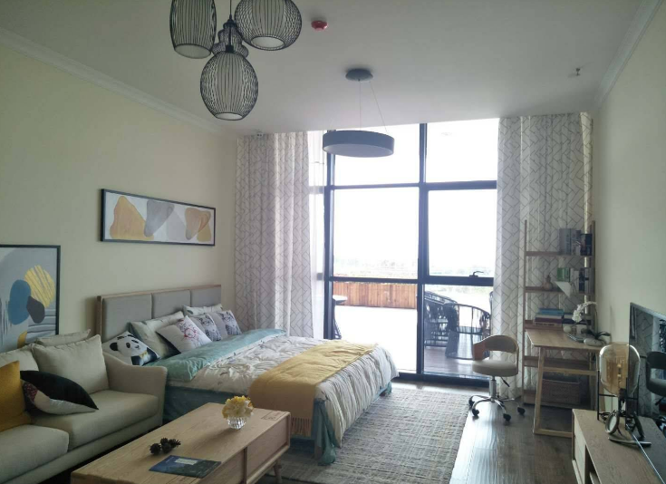 没钱买大房子,40㎡单身公寓装修得好也够用了