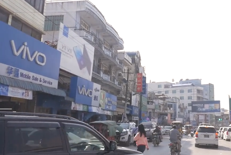 实拍缅甸掸邦:据说这是缅甸繁华中心城市,感觉像中国一个镇!