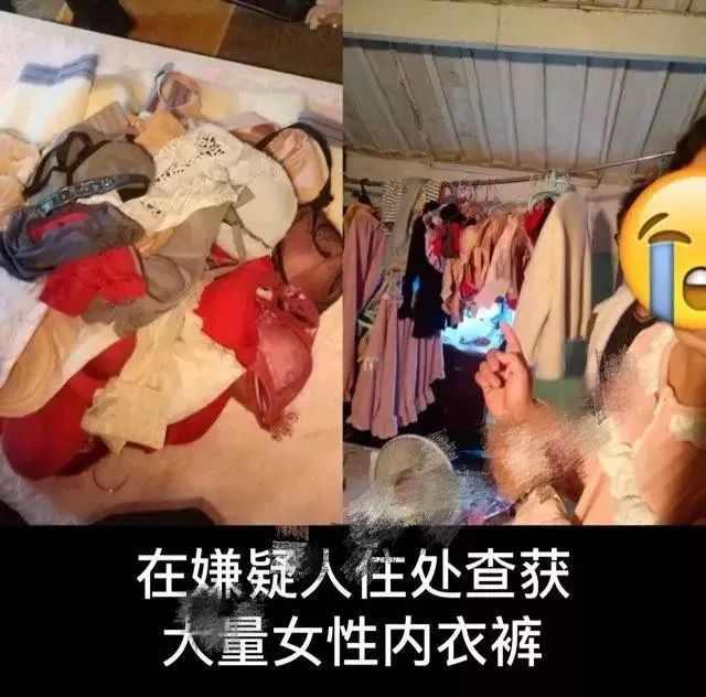 男子偷女性内衣裤家中堆成"山",被抓时身穿粉色女式睡衣