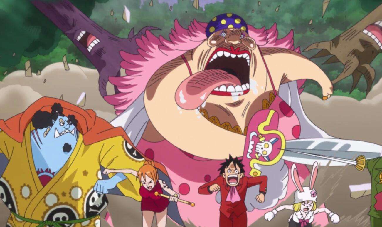 海贼王:大妈海贼团展示真正实力,全体成员在和之国释放霸王色|大妈|海贼