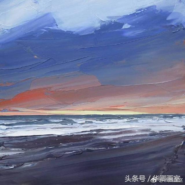 很“贵”的画 MatthewSnowden 刮刀油画作品-华卿画室
