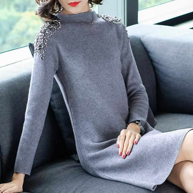 女人别再傻傻买内搭衫，优雅的打底裙才是王道，120的我都能穿！