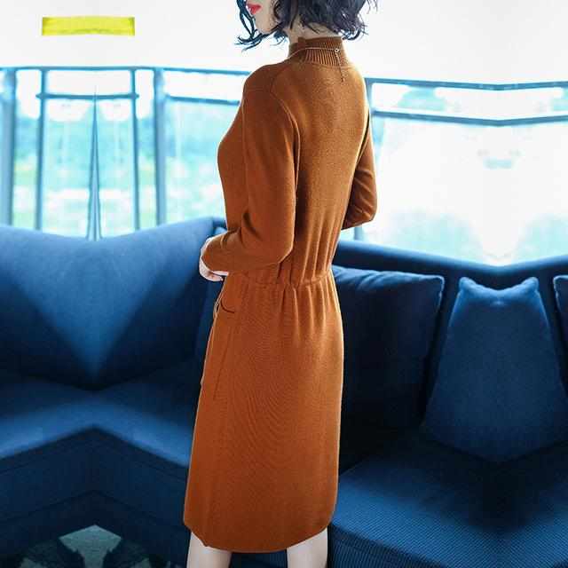 女人别再傻傻买内搭衫，优雅的打底裙才是王道，120的我都能穿！