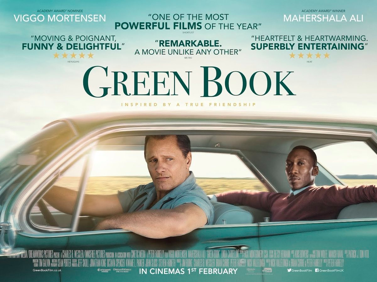 刚刚出炉的奥斯卡最佳影片绿皮书其中一款海报由黄海设计