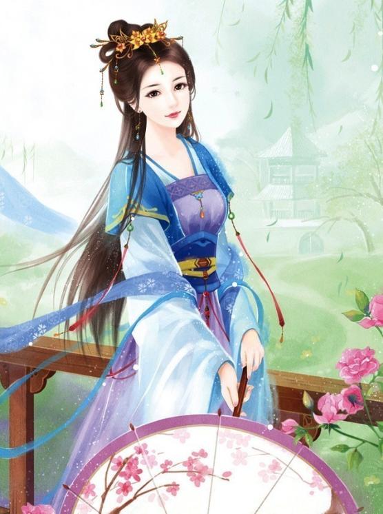 唯美头像:古风手绘画,倾国倾城,高贵优雅的古风美人!