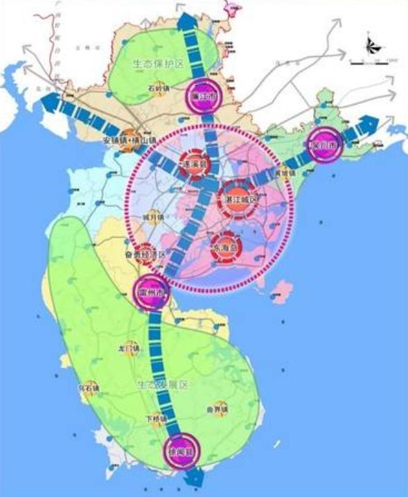 湛江积极融入粤港澳大湾区2小时交通圈,未来将