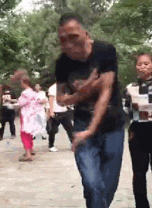 搞笑gif: 看着它越跳越远, 深感绝望|小姐姐|舞者|舞