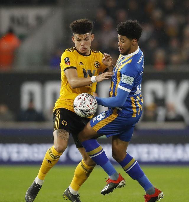 狼队主场击败什鲁斯伯里,多赫帝和卡瓦莱罗建